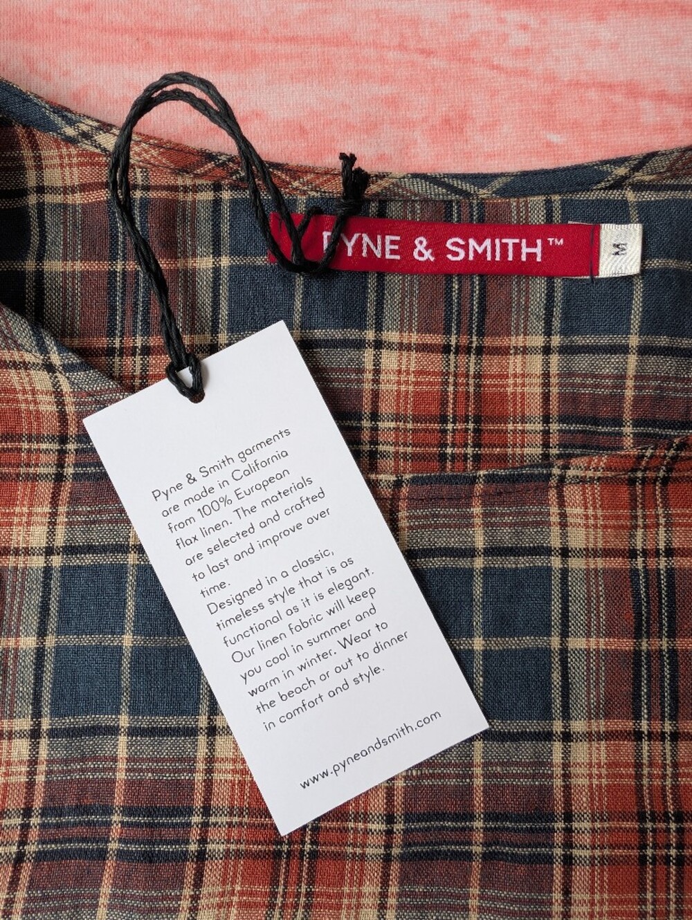 NWT Pyne and Smith No.19 Boatneck Midi Linen Dress M - Picture 7 of 11